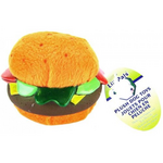 Coastal Pet Products Lil Pals Plush Hamburger Dog Toy