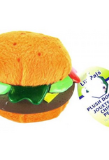 Coastal Pet Products Lil Pals Plush Hamburger Dog Toy