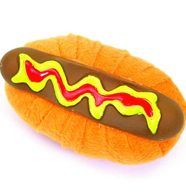 Coastal Pet Products Lil Pals Plush Hot Dog Dog Toy