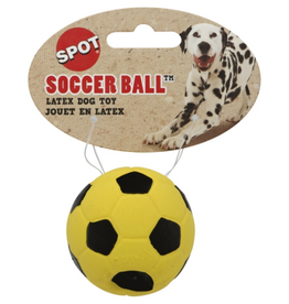 Ethical Pet Spot Latex Soccer Ball Dog Toy Assorted 1ea/2 in
