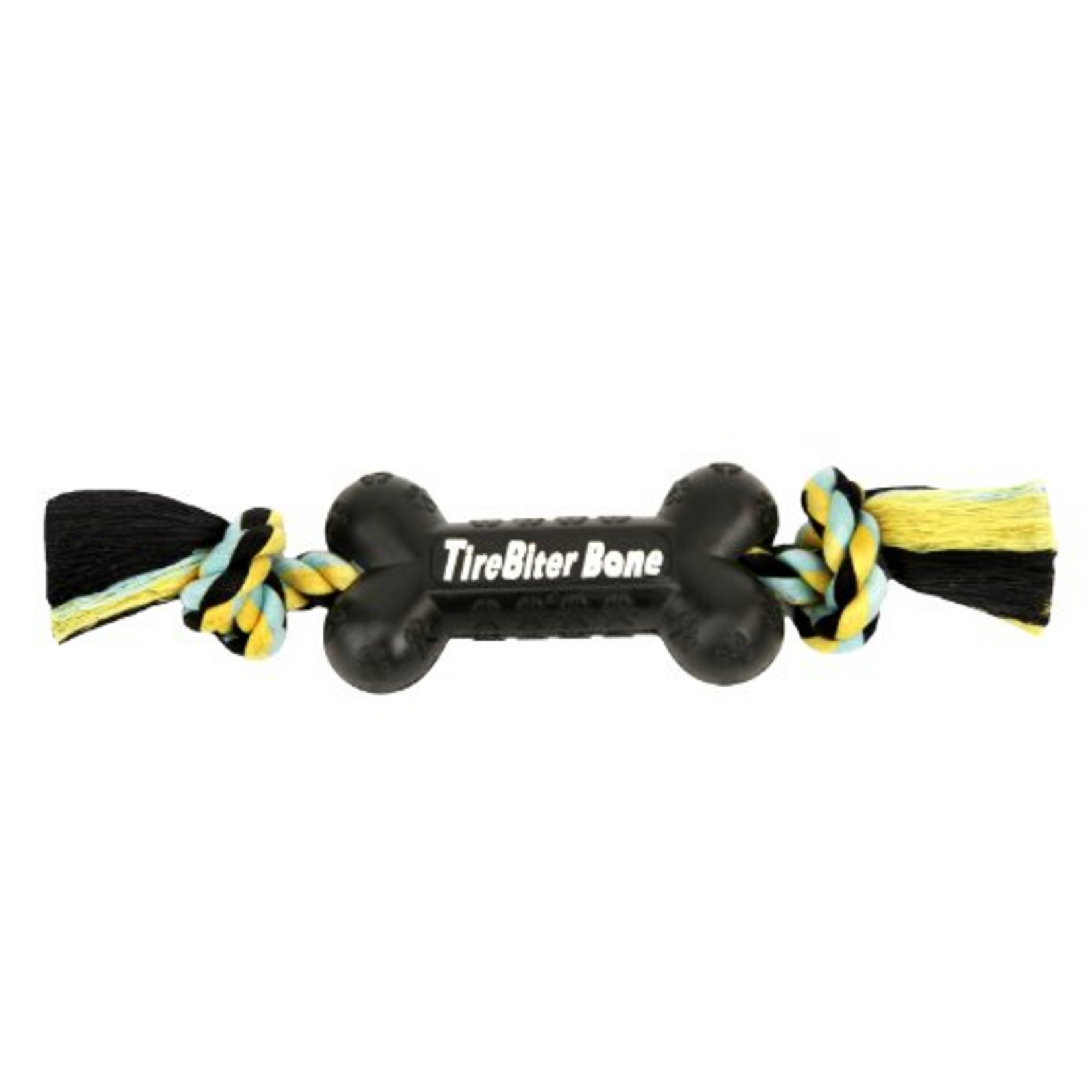Mammoth Mammoth TireBiterII Bone with Rope Large 7.25"