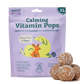 Woof Woof Pupsicle Refills - Calming Dog Treats - XL Pops - 5 Count