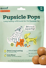 Woof Woof Pupsicle Refills - BEEF PEANUT BUTTER POPS SMALL 6OZ