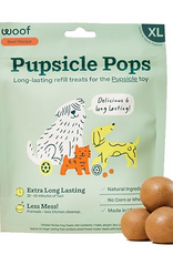 Woof Woof Pupsicle Refills - BEEF PEANUT BUTTER POPS XLARGE 12OZ