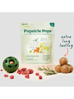 Woof Woof Pupsicle Refills - Chicken Peanut Butter Pops Large 8OZ