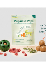 Woof Woof Pupsicle Refills - CHICKEN PEANUT BUTTER POPS LARGE 8OZ