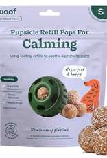 Woof Woof Dog Pupsicle Refills - Calming Dog Treats - Small Pops - 6 oz