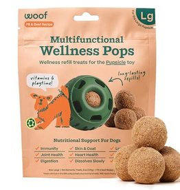 Woof Woof Pupsicle Refills - All-in-1 Multifunctional Wellness Pops - Large 8 oz
