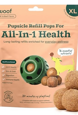 Woof Woof Pupsicle Refills - All-in-1 Multifunctional Wellness Pops - XLarge 12 oz