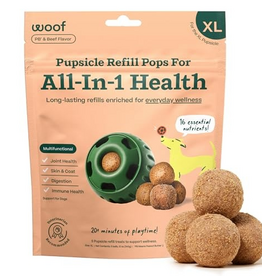 Woof Woof Pupsicle Refills - All-in-1 Multifunctional Wellness Pops - XLarge 12 oz