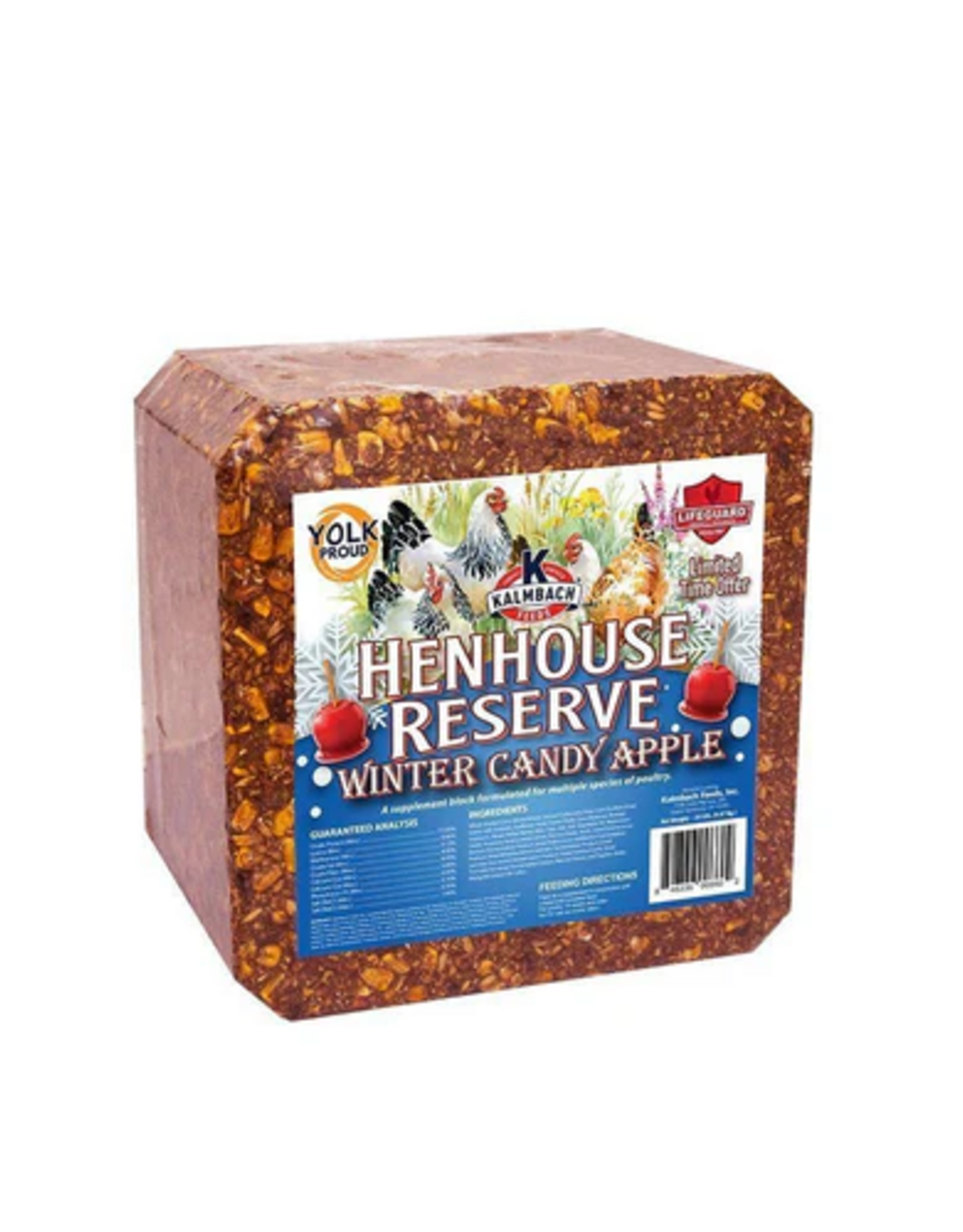 KALMBACH KALMBACH HENHOUSE RESERVE WINTER CANDY APPLE BLOCK 20 lbs