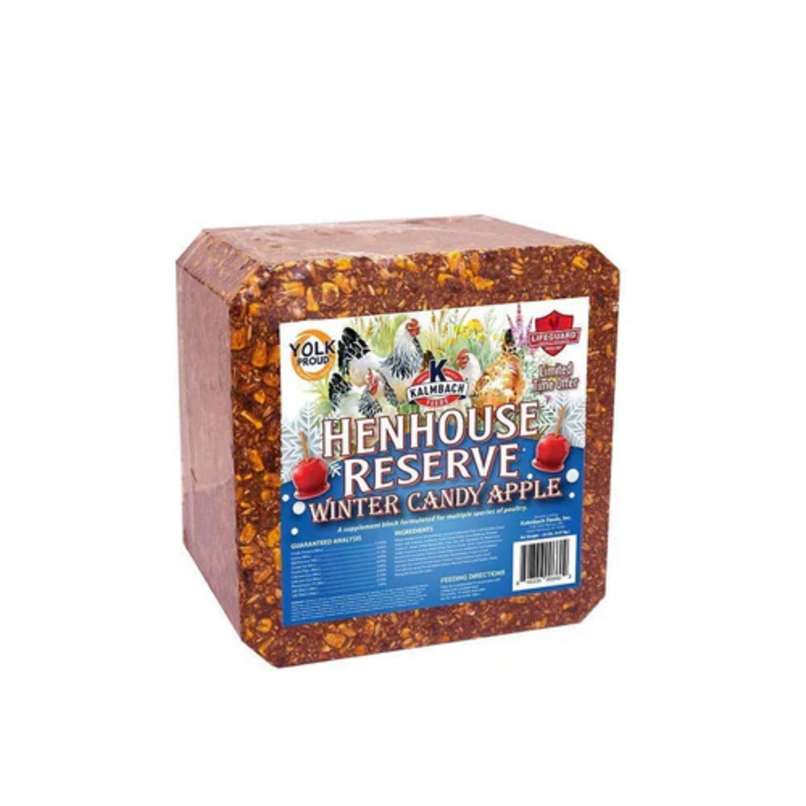 Kalmbach KALMBACH HENHOUSE RESERVE WINTER CANDY APPLE BLOCK - 20 lb