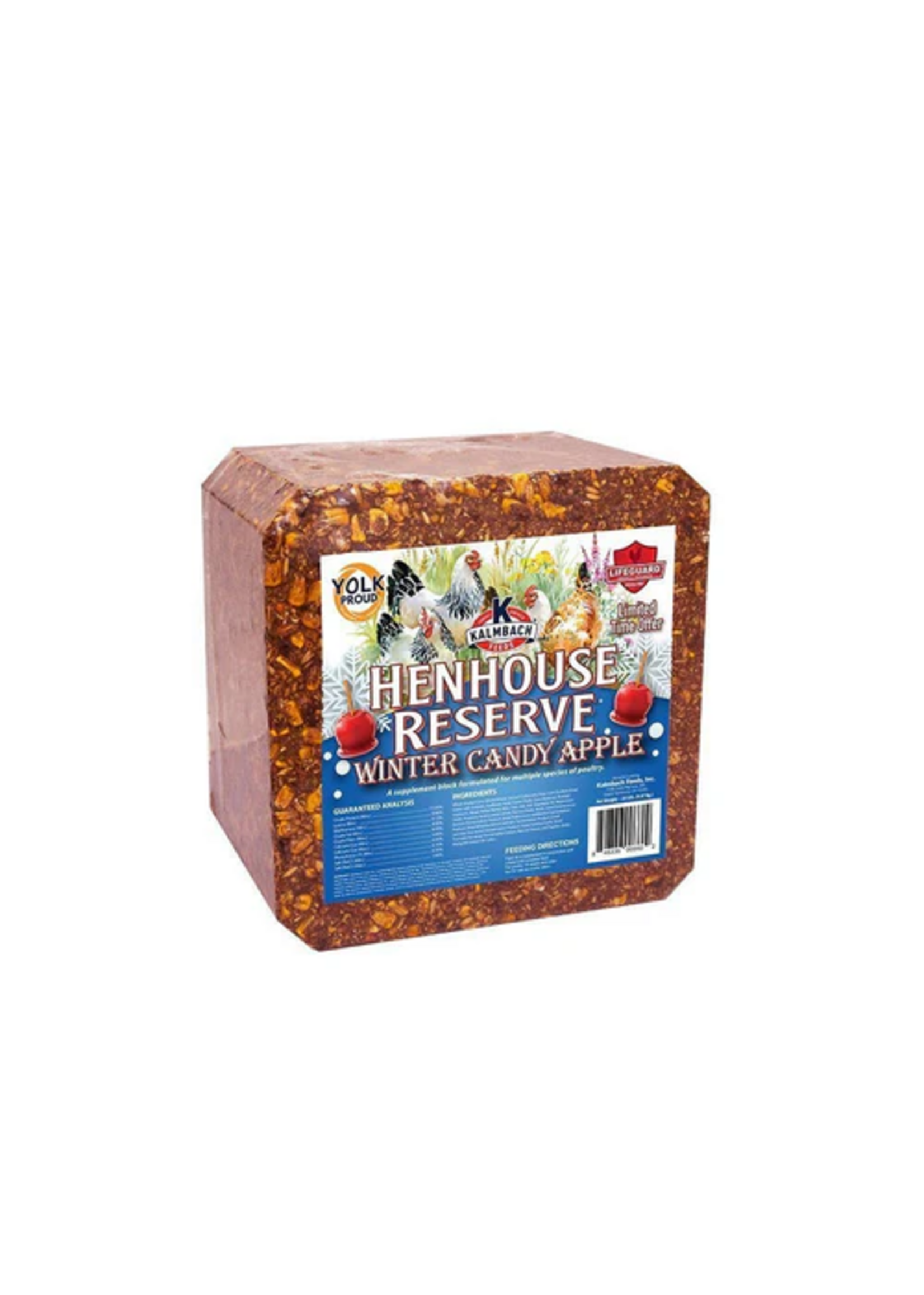 Kalmbach KALMBACH HENHOUSE RESERVE WINTER CANDY APPLE BLOCK - 20 lb