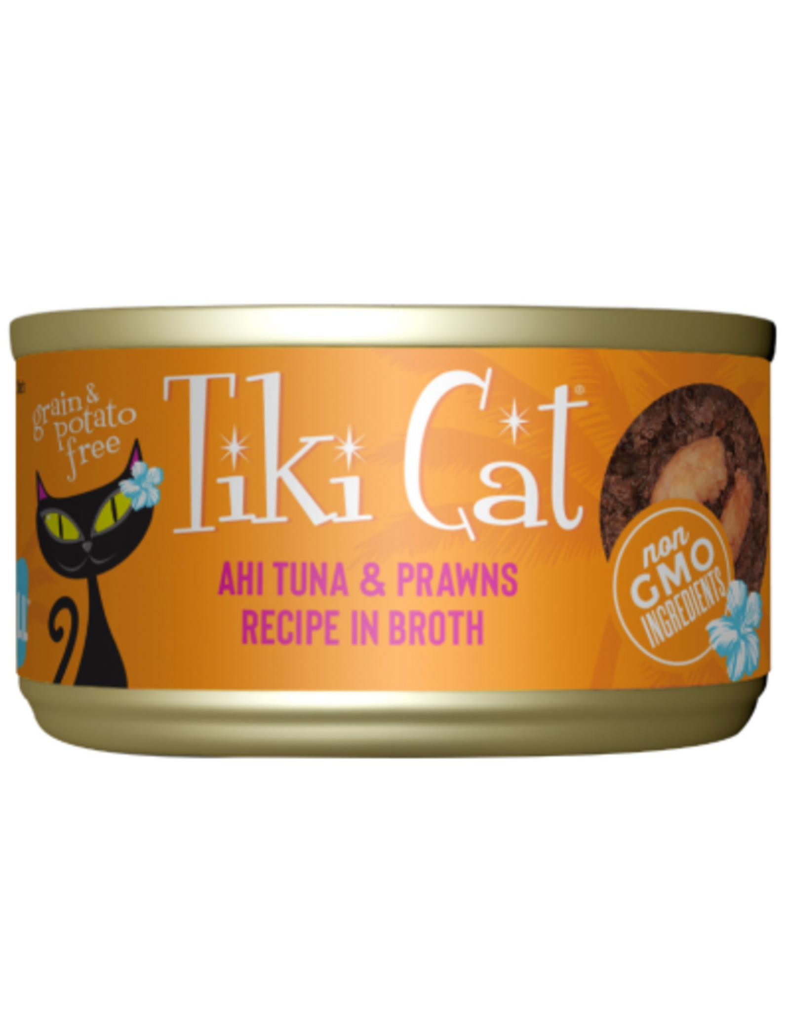 Tiki Cat Tiki Cat Manaha Grill Ahi Tuna with Prawns Wet Cat Food 2.8 oz. Cans Case of 12