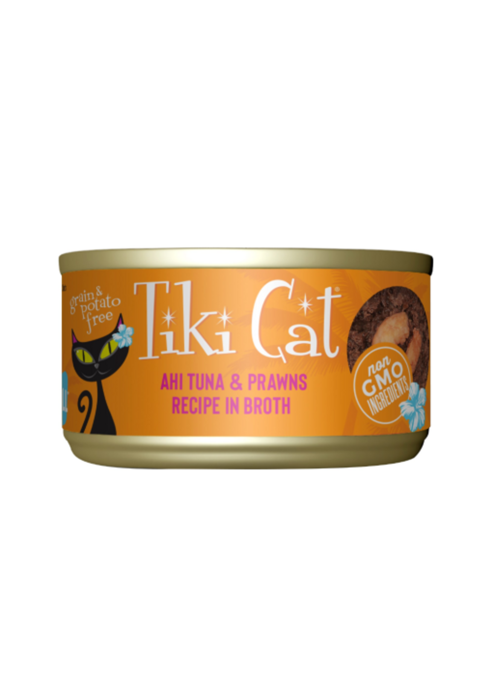 Tiki Cat Tiki Cat Manaha Grill Ahi Tuna with Prawns Wet Cat Food 2.8 oz. Cans Case of 12