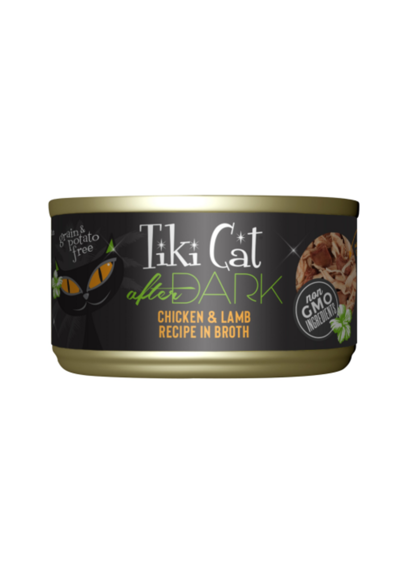 Tiki Cat Tiki Cat After Dark Chicken & Lamb Wet Cat Food 2.8 Oz Cans Case of 12