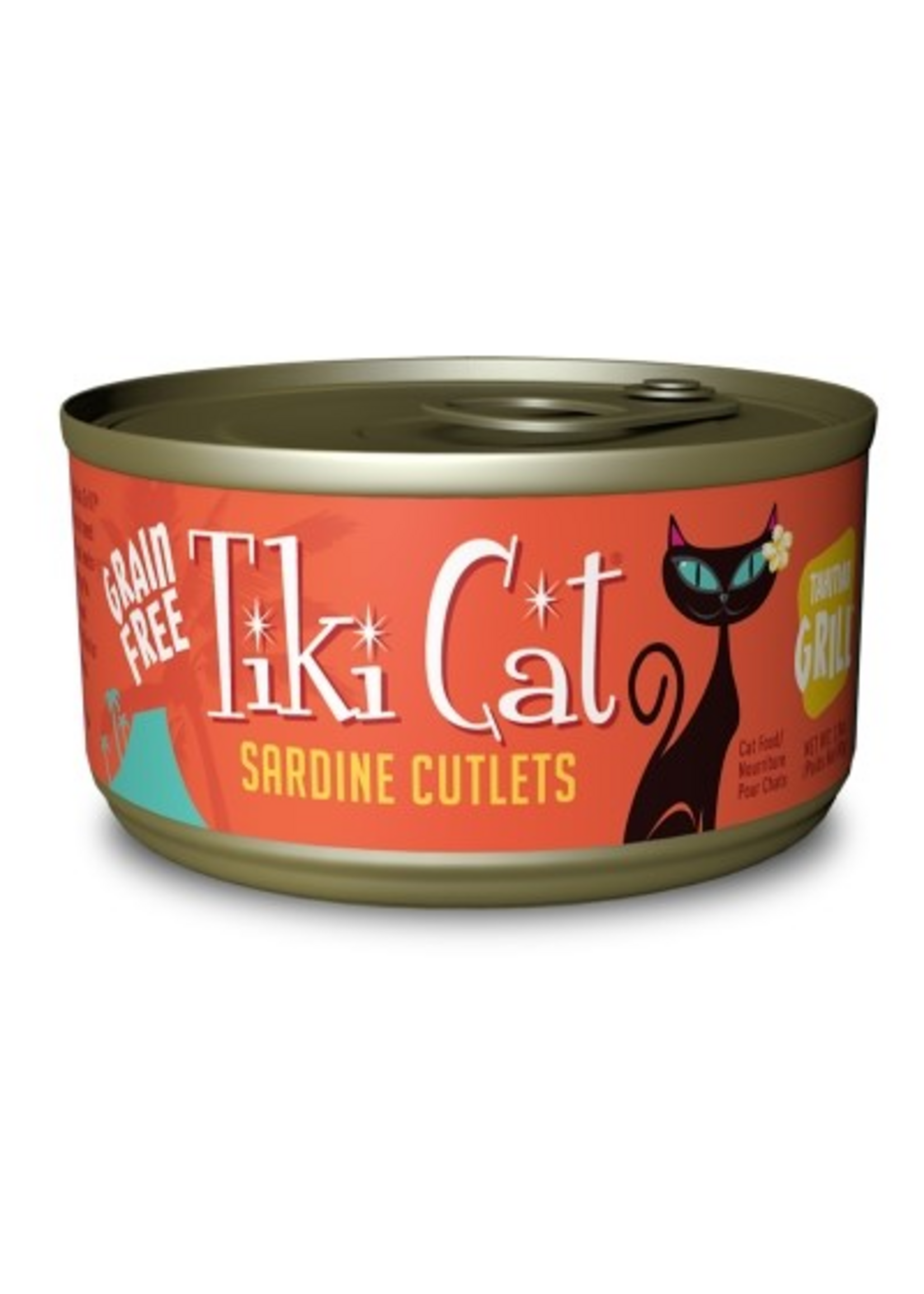 Tiki Cat Tiki Cat Tahitian Grill Sardine Wet Cat Food 2.8 oz. Cans Case of 12
