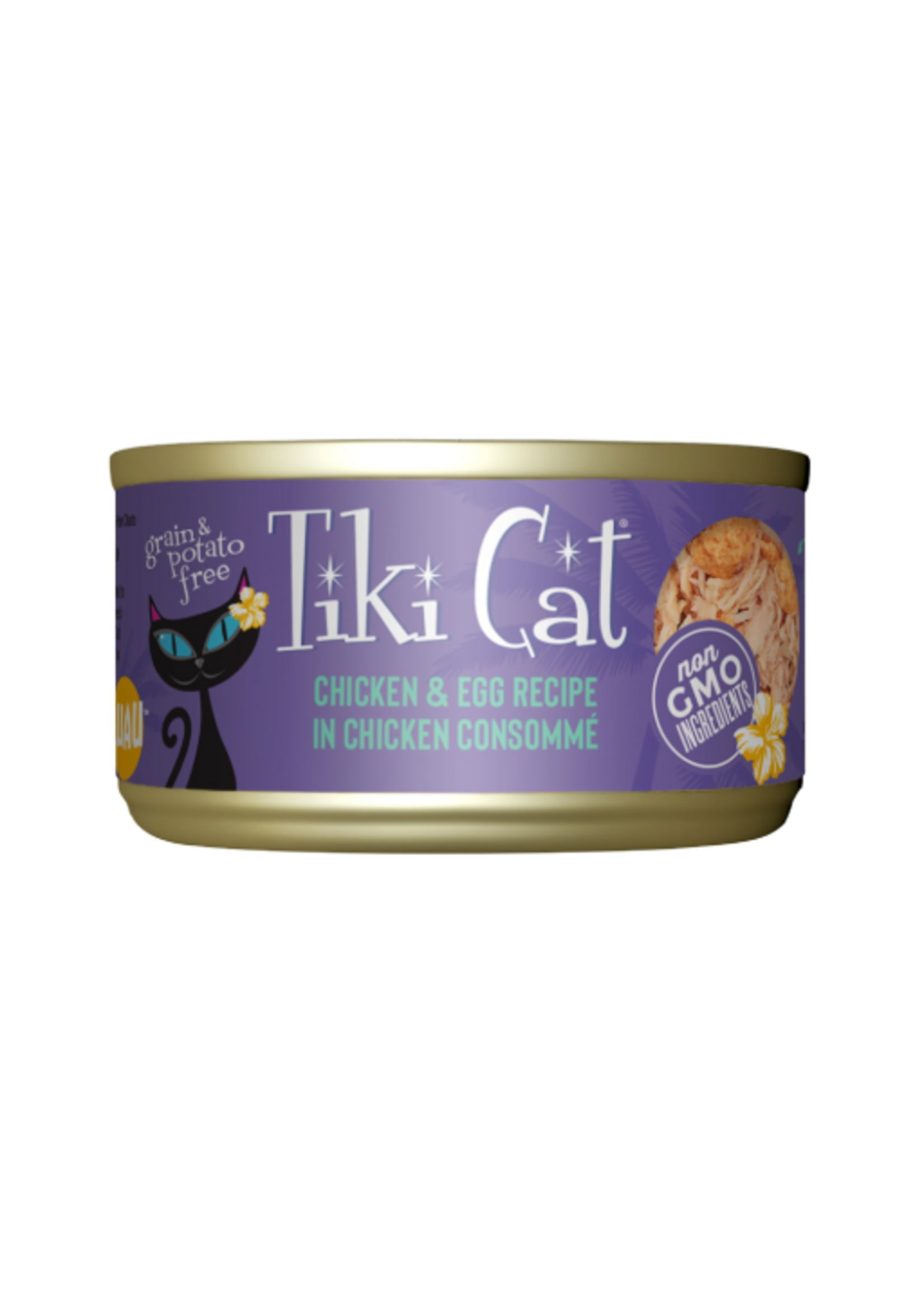 Tiki Cat Tiki Cat Koolina Luau Chicken & Egg Wet Cat Food 2.8 oz. Cans Case of 12