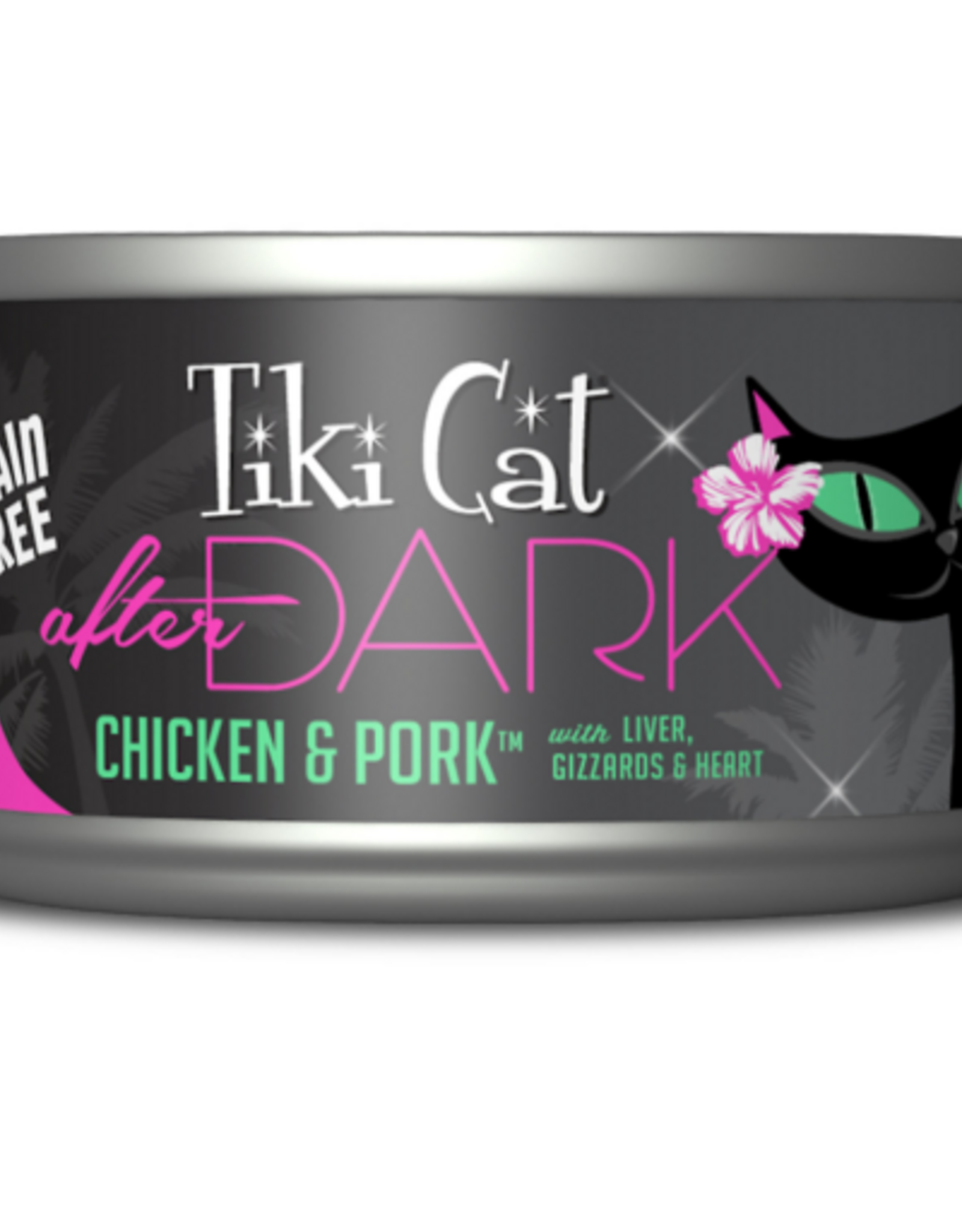 Tiki Cat Tiki Cat After Dark Chicken & Pork Wet Cat Food 2.8 Oz. Cans Case of 12