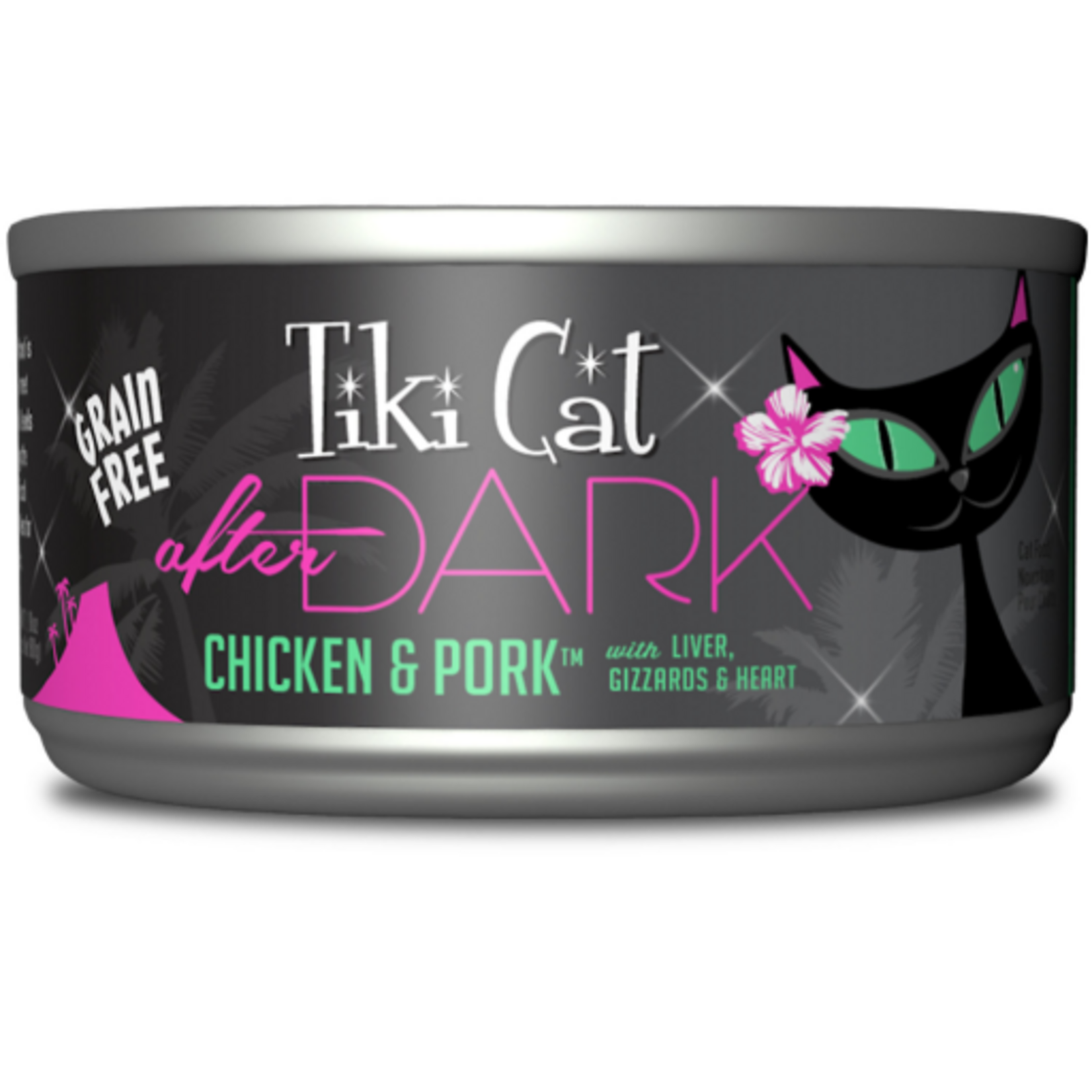 Tiki Cat Tiki Cat After Dark Chicken & Pork Wet Cat Food 2.8 Oz. Cans Case of 12
