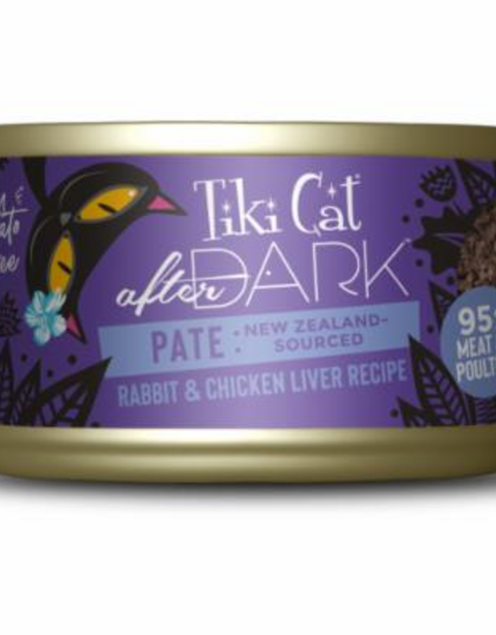 Tiki Cat Tiki Cat After Dark Rabbit Pate Wet Cat Food 3 oz. Cans Case of 12