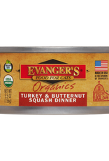 Evanger's Evanger's Organics Turkey & Butternut Squash Wet Cat Food 5.5 Oz Cans Case of 24