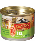 Evanger's Evanger's Super Premium Duck Dinner Wet Cat Food - 5.5 Oz