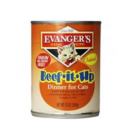 Evanger's Evanger's Natural Classic Beef It Up Dinner Wet Cat Food 12.8 oz. Cans Case of 12
