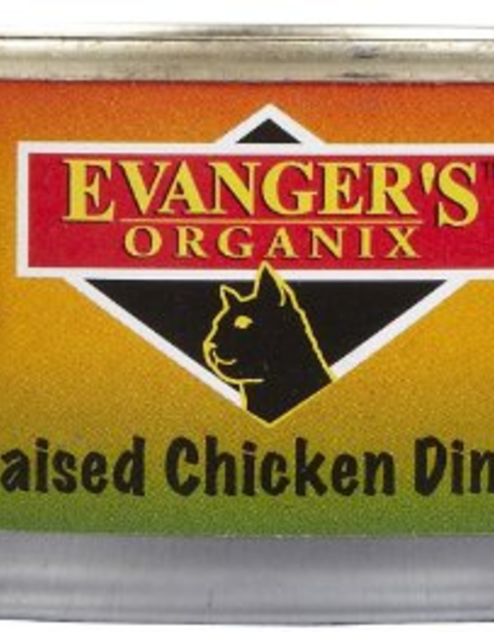 Evanger's Evanger's Organic Braised Chicken Wet Cat Food - 5.5 Oz Cans Case of 24