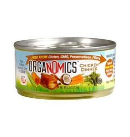 Evanger's Evanger's Cat Organomics Chicken Dinner 5.5 oz Cans case of 24