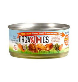 Evanger's Evanger's Cat Organomics Duck Turkey & Chicken Cans 5.5 oz case of 24