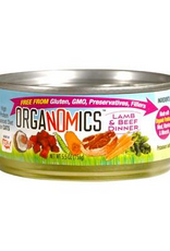 Evanger's Evanger's Cat Organomics Lamb & Beef 5.5 oz Cans case of 24