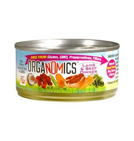 Evanger's Evanger's Cat Organomics Lamb & Beef 5.5 oz Cans case of 24