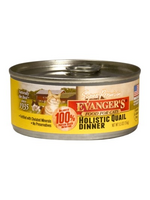 Evanger's Evanger's Super Premium Quail Dinner Wet Cat Food - 5.5 Oz Case of 24