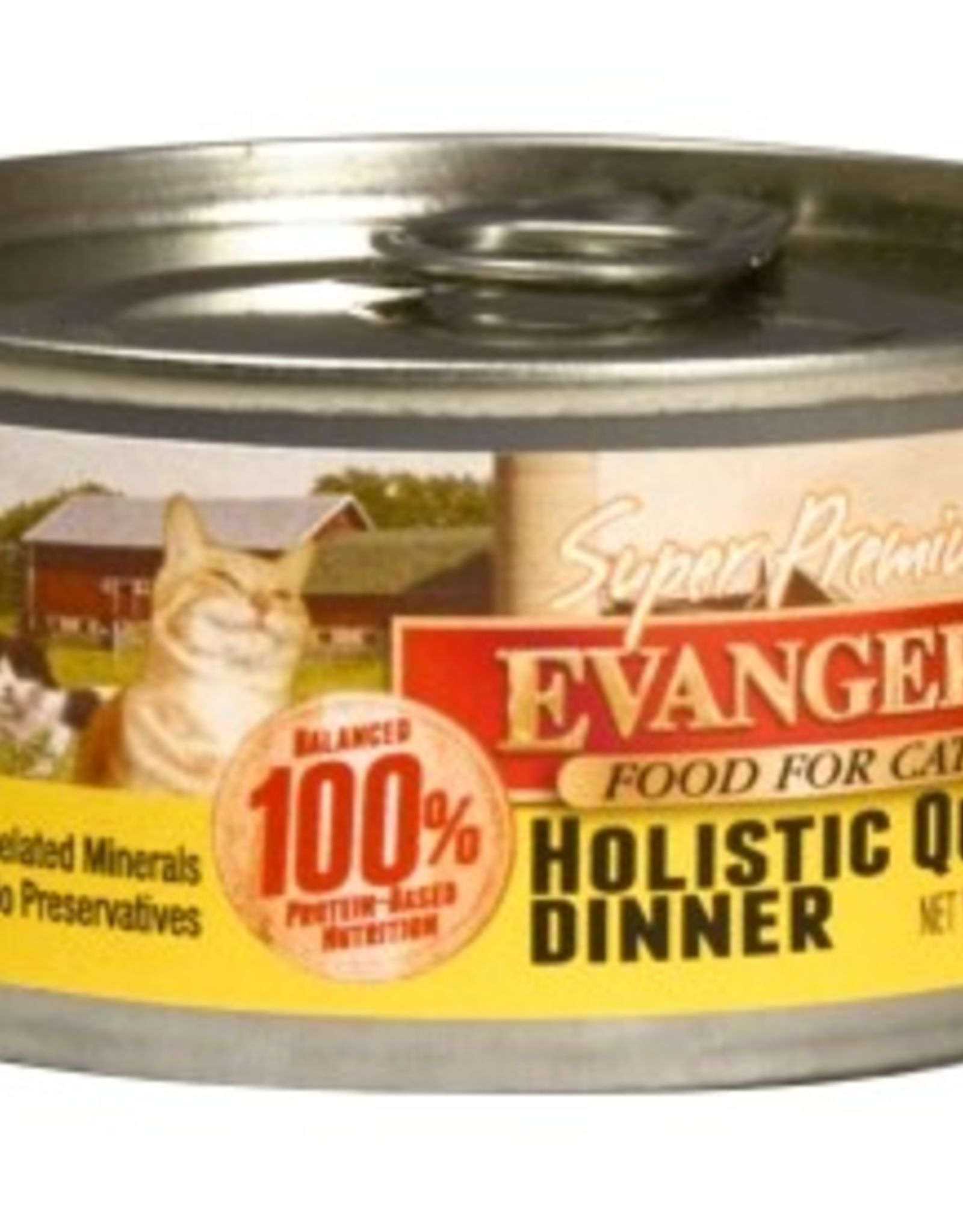 Evanger's Evanger's Super Premium Quail Dinner Wet Cat Food - 5.5 Oz Cans Case of 24