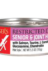 Evanger's Evangers EVX Restricted Diet Senior & Joint Health Salmon & Taurine Wet Cat Food 5.5 Oz Cans Case of 24
