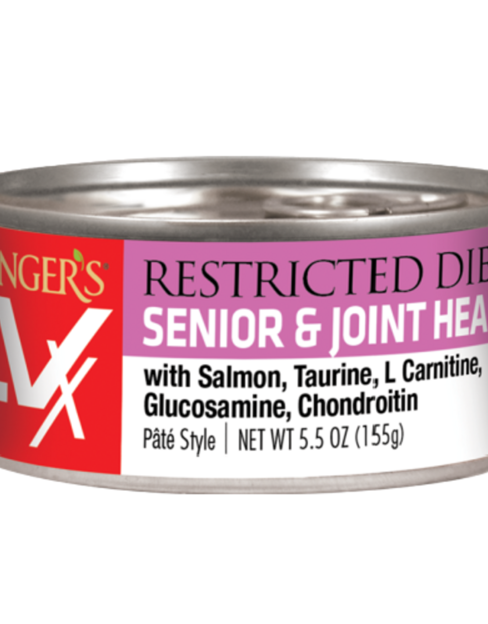 Evanger's Evangers EVX Restricted Diet Senior & Joint Health Salmon & Taurine Wet Cat Food 5.5 Oz Cans Case of 24