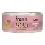 Fromm Fromm Gold Chicken & Duck Pate Kitten Wet Cat Food - 5.5 Oz Cans, Case of 12