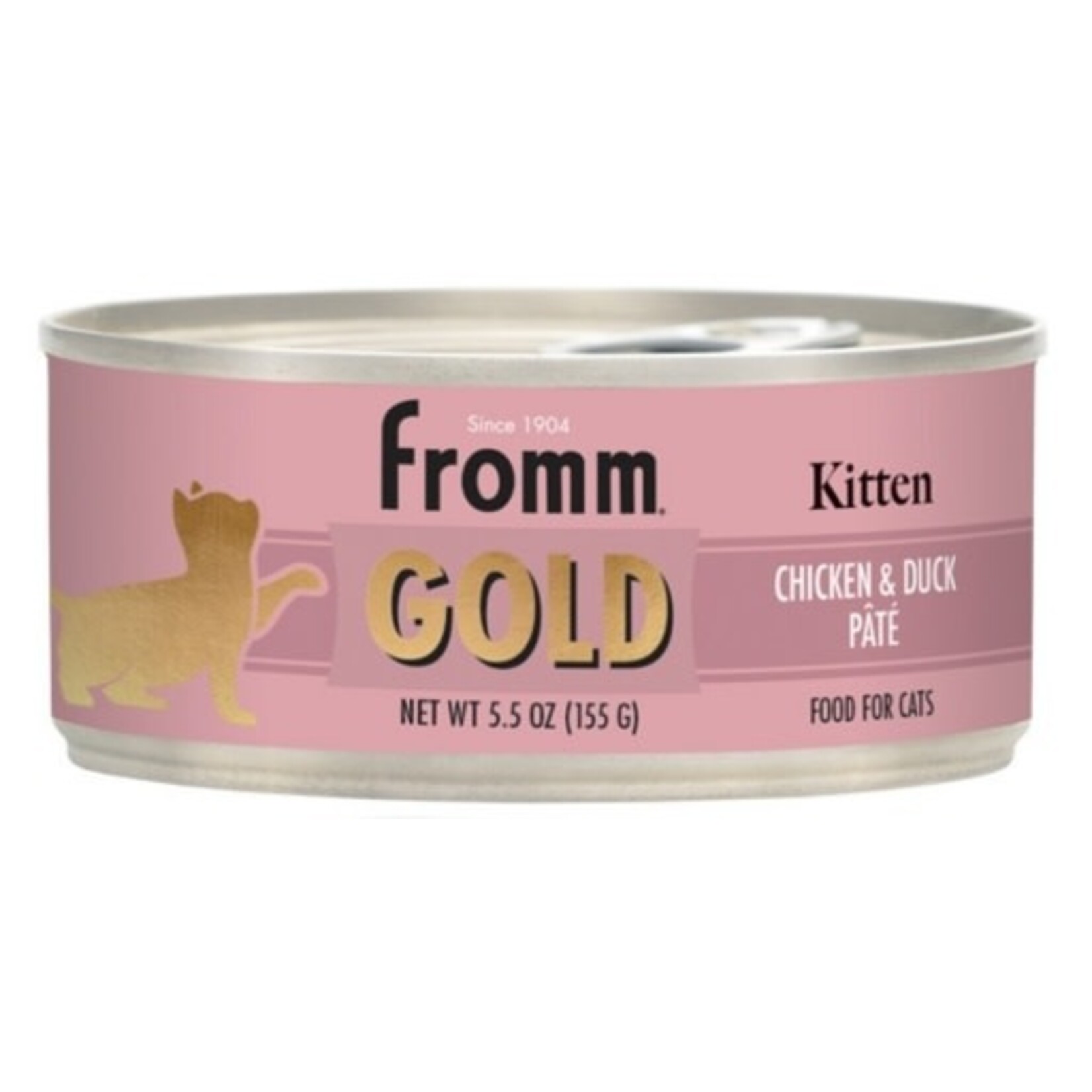 Fromm Fromm Gold Chicken & Duck Pate Kitten Wet Cat Food - 3 Oz Cans, Case of 12
