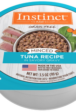 Instinct Instinct Minced Tuna Recipe Wet Cat Food, 3.5 Oz. Trays, Case of 12