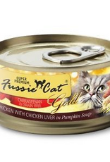 Fussie Cat Fussie Cat Super Premium Chicken with Chicken Liver Formula in Pumpkin Soup 2.82 oz cans, Case of 24