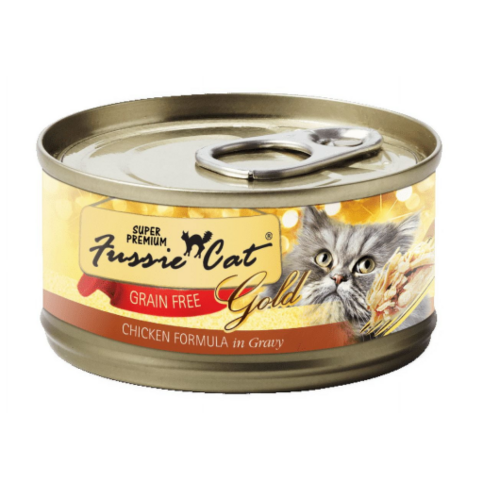 Fussie Cat Fussie Cat Super Premium Chicken Formula in Gravy 2.82oz cans, Case of 24