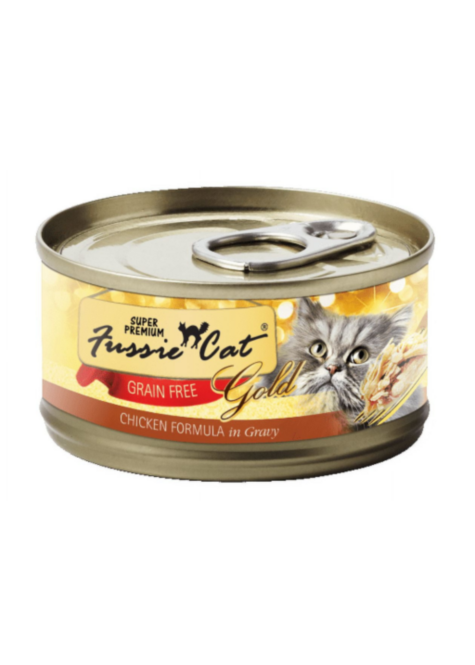 Fussie Cat Fussie Cat Super Premium Chicken Formula in Gravy 2.82oz cans, Case of 24