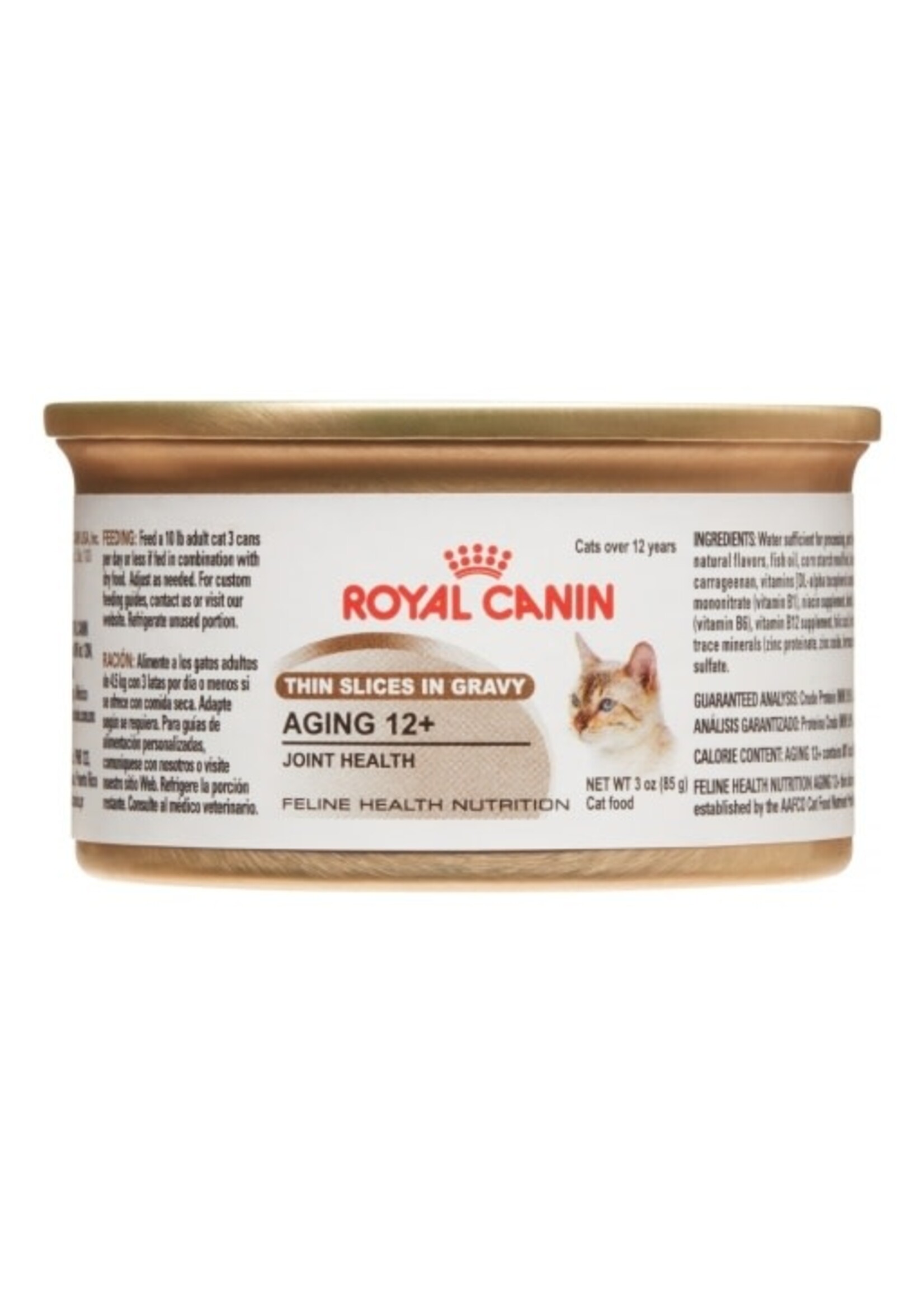 Royal Canin Royal Canin Aging 11+ Senior Thin Slices in Gravy Wet Cat Food - 3 Oz Cans, Case of 24