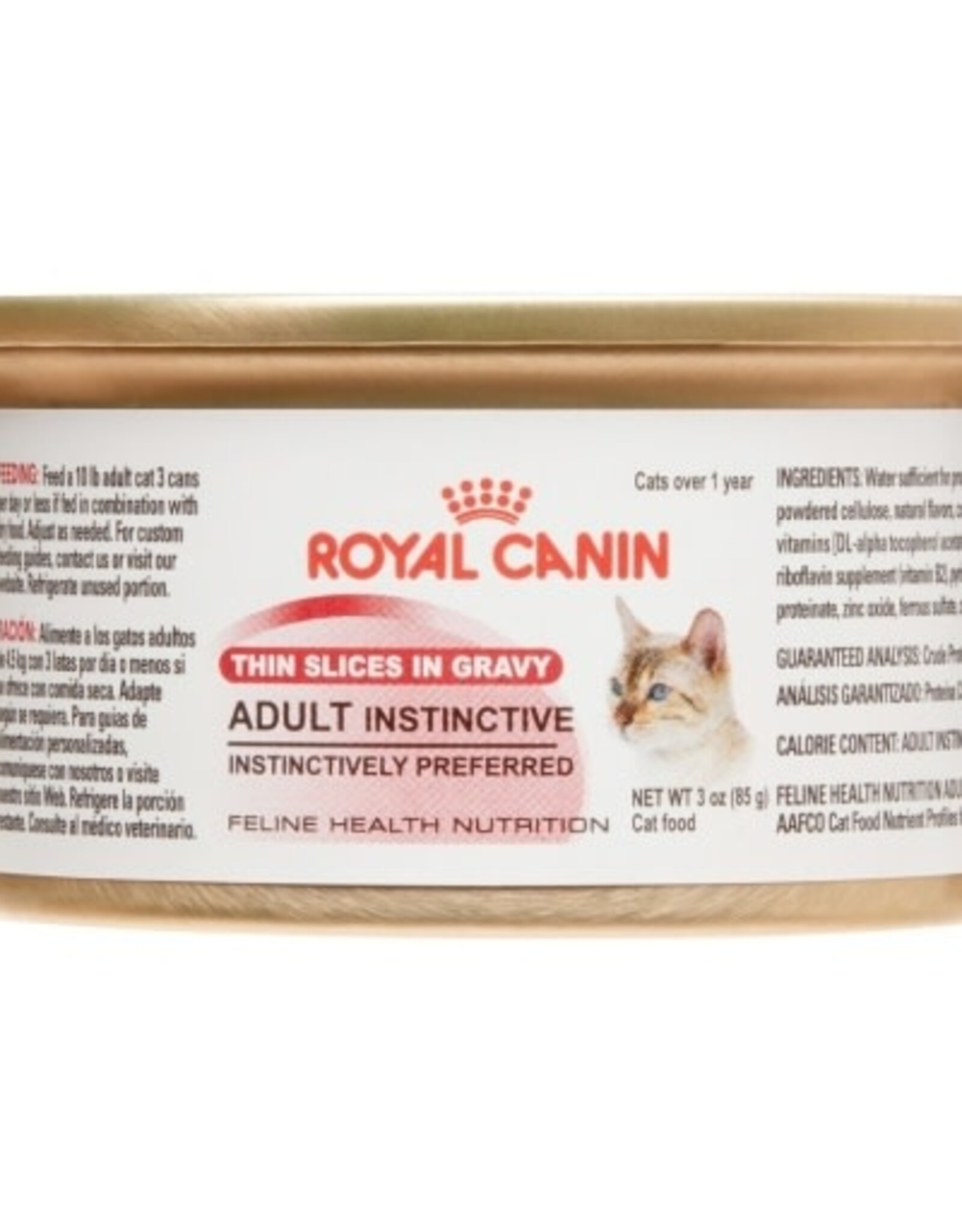 Royal Canin Royal Canin Adult Instinctive Thin Slices in Gravy Wet Cat Food - 3 Oz Cans, Case of 24
