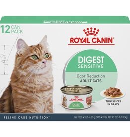Royal Canin Royal Canin Digestive Sensitive Thin Slices in Gravy Wet Cat Food - 3 Oz Cans, Case of 12