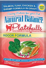 Natural Balance Natural Balance Platefulls Salmon Tuna Chicken & Shrimp Formula in Gravy Indoor 3 Oz.