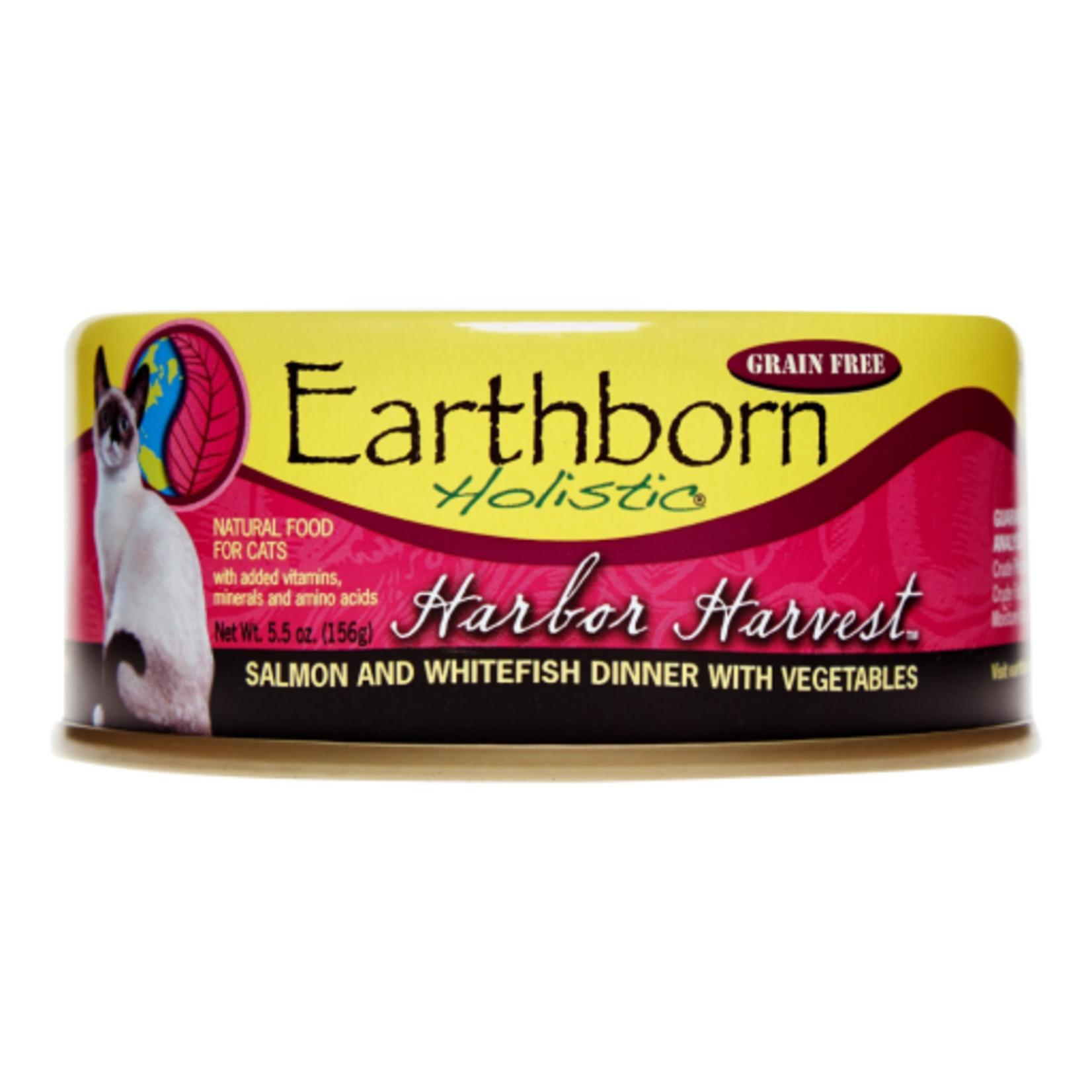 Earthborn Holistic Earthborn Holistic Harbor Harvest Tuna Salmon & Whitefish Wet Cat Food 5.5 oz. Cans, Case of 24