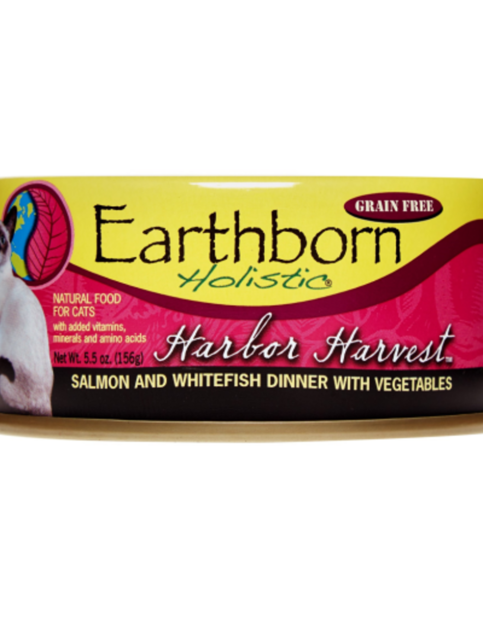 Earthborn Holistic Earthborn Holistic Harbor Harvest Tuna Salmon & Whitefish Wet Cat Food 5.5 oz. Cans, Case of 24
