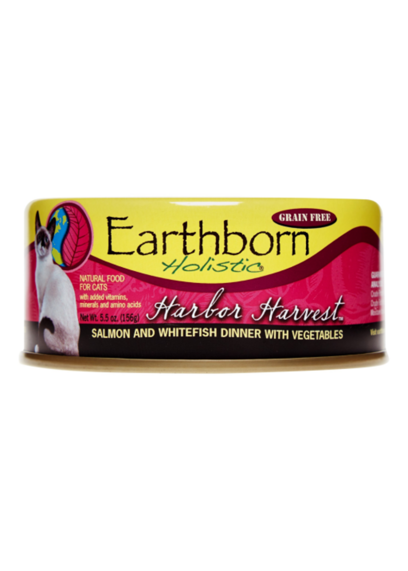 Earthborn Holistic Earthborn Holistic Harbor Harvest Tuna Salmon & Whitefish Wet Cat Food 5.5 oz. Cans, Case of 24